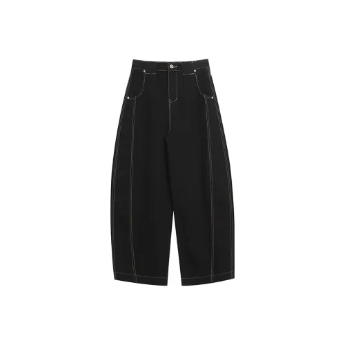 GEOFFREY B. SMALL Черные Унисекс Джинсы