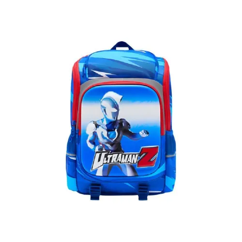 Antakids Ткань с синтетической кожей рюкзак Kids сумка обычный детский синий