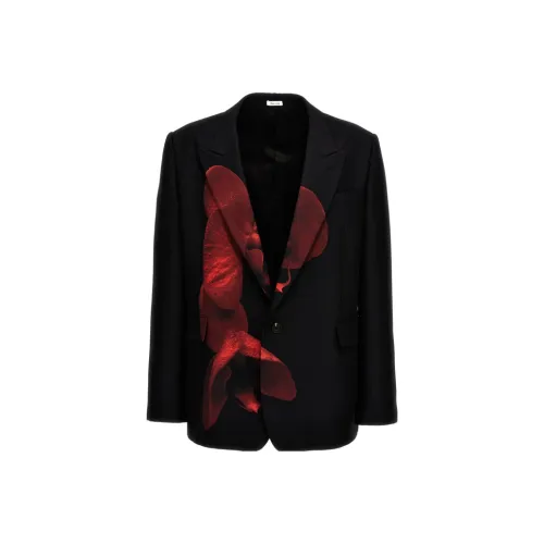 Alexander McQueen Бизнес-костюм Пальто Мужской Черный