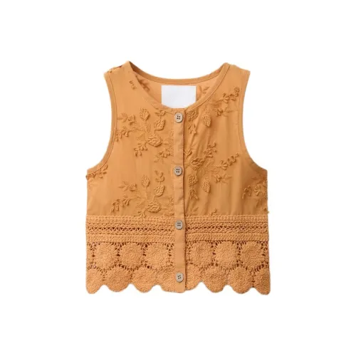 ZARA Майка Кирпично-красный для детей 3-7 лет