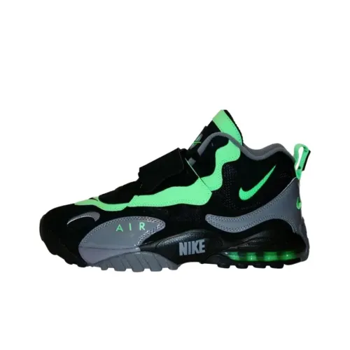 Nike Air Max Speed Turf High Топ Баскетбольные кроссовки Мужской Черный Зеленый