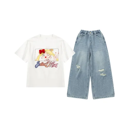 Miller Castle Повседневная Спортивная Одежда 2 Предмета Комплект Белый Детский