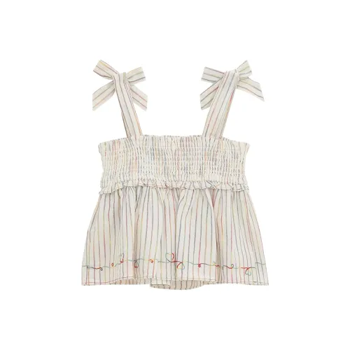 Zimmermann Топ на бретелях Экрю Подростки