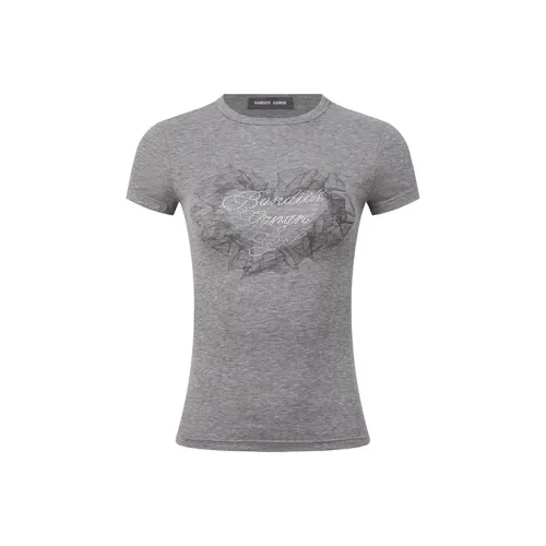 BANDITK GANGN Серые Женские Футболки