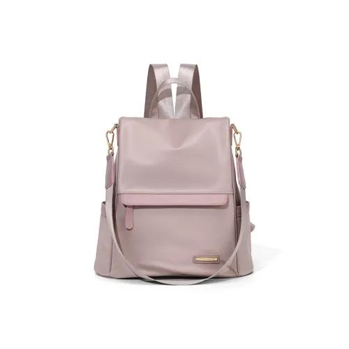 CinvaiKrose Ткань Рюкзак Путешествие Сумка Средний Женский Бежевый Абрикос Черный Розовый Серый