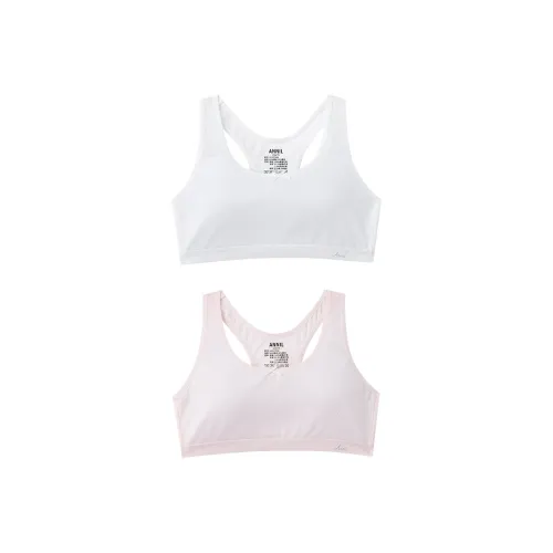 Annil SS25 Развивающее нижнее белье для подростков 2 упаковки экрю + лунно-белый розовый