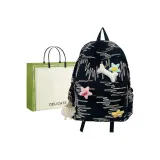 Черный с подвеской в виде звезды + элегантная сумка для покупок