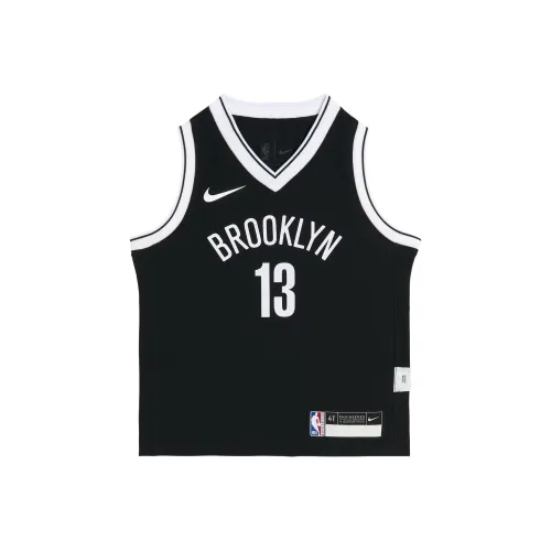 Nike x NBA Майка Brooklyn Nets Harden Черный Infant и Toddler