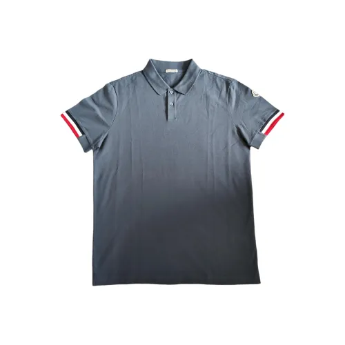 MONCLER Серый Мужской Поло