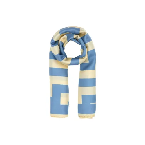 Шелковые шарфы Jimmy Choo для женщин синий