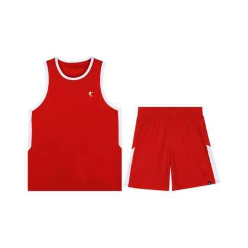 QIAODAN Баскетбольный костюм мужской красный томат белый Jordan