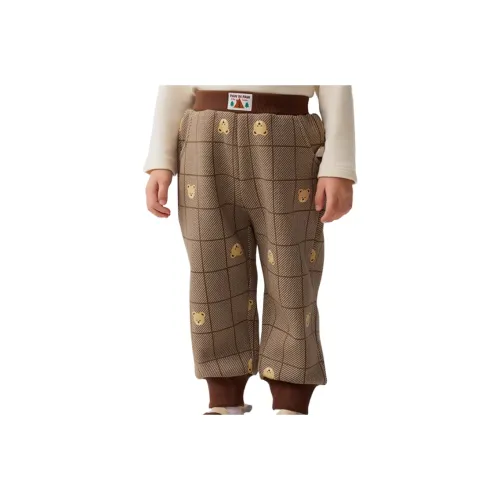 PAW IN PAW Коричневые спортивные брюки для детей Kids