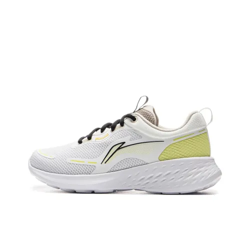 Лайнер Амортизация Износостойкий Низкий Топ Повседневные Беговые Кроссовки Женские Облачный Туман Белый Синий Яблочный Зеленый