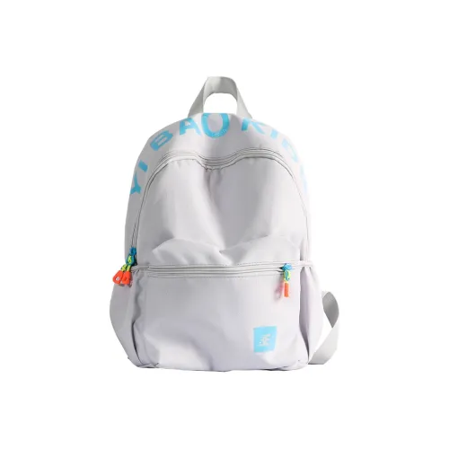 Besirbear Oxford Kids Bag Standard Baby Gray Print Blue Letter Gray Print Silver Letter Бесирбэр Оксфорд Кидс Сумка Стандартный Малыш Серый С принтом Синий Буква Серый С принтом Серебряный Буква