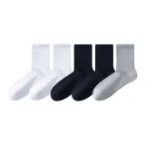 2 пачки белых носков экипажа + 1 пачка двойных серых носков экипажа + 2 пачки черных носков экипажа