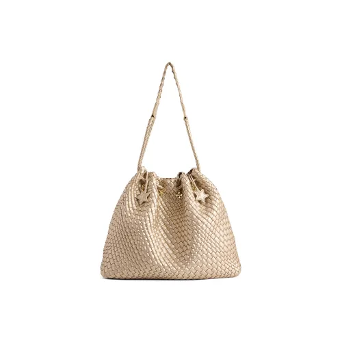 JACD ПУ (полиуретан) Сумка через плечо Женская Шампань