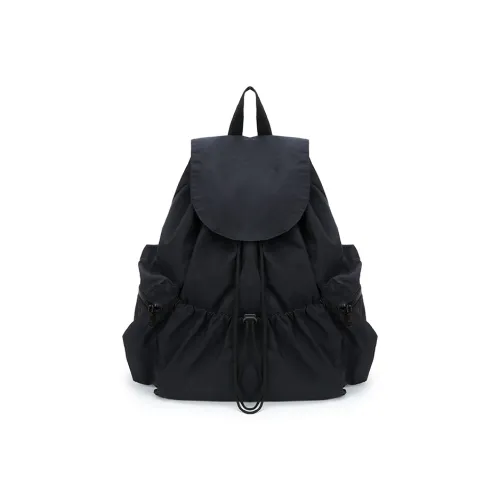 Buffini Ткань Рюкзак Стандартный Женский Черный Хаки Синий