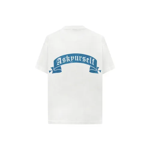 Askyurself T-Shirt Унисекс Потертый Белый