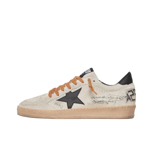 Golden Goose Ball Star Low Топ Скейтборд Кроссовки Мужские Серый Черный