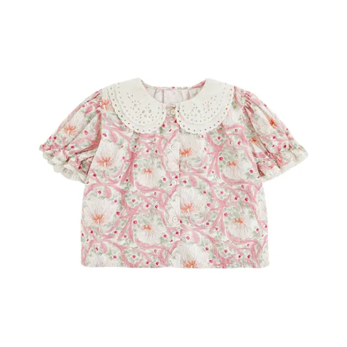 YOEHYAUL Рубашка Розовые цветы Дети Возраст 3-7 лет