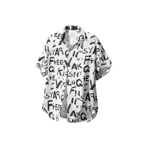 Fakeyoung Прохладный Letters Унисекс Рубашки