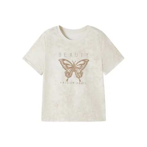 XIANGYING Желтые Женские Футболки