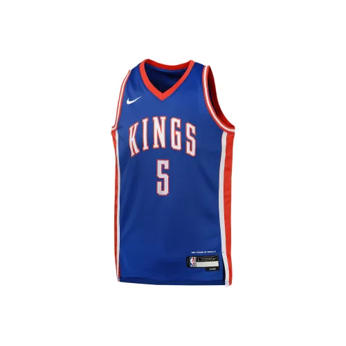 Nike x NBA Майка Dri-Fit Sacramento Kings Темно-синий Подростки