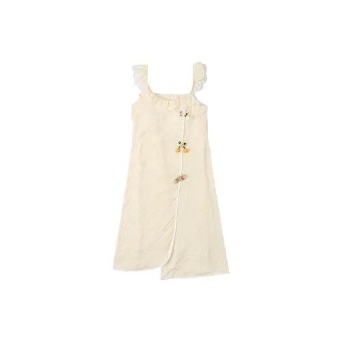 HAOFUFEN Абрикос Женские Ночные сорочки