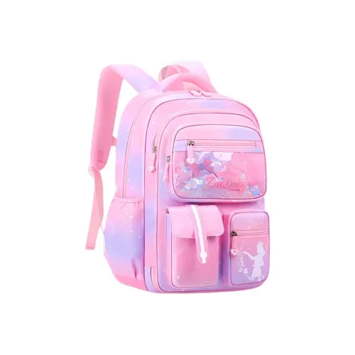 Сесам Бэби Оксфорд Студентская Сумка Стандартная Женская Розовая Фиолетовая Розово-фиолетовая Розово-синяя