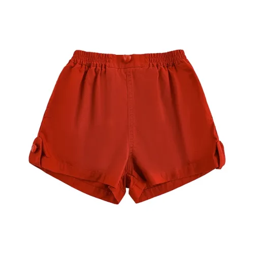 YOEHYAUL Шорты для детей 3-7 лет красный