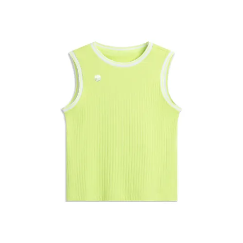 LINING YOUNG Майка Теннис SS25 Лаймово-желтый Подростки