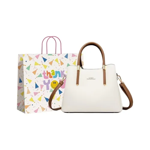 Three Ducklings Высокое качество Ткань Плечевая сумка Стандартная Женская Белая Красная Синяя Черная Коричневая Камео Коричневая