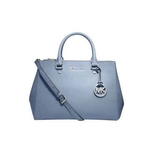 MICHAEL KORS MK Sutton Коровья кожа Сумка через плечо Сумка среднего размера Женская Синяя