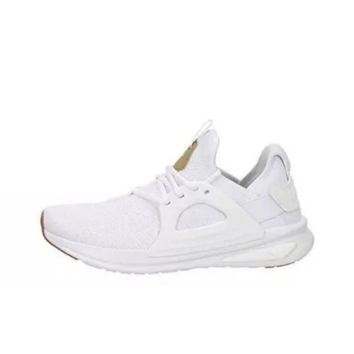PUMA Enzo Slip-resistant Abrasion-resistant Low Top Casual Running Shoes Men's White PUMA Enzo Противоскользящий Устойчивый к истиранию Низкий Топ Повседневные Беговые Кроссовки Мужские Белые