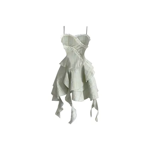 MISTVB Светло-зеленый Женские Слиплатья