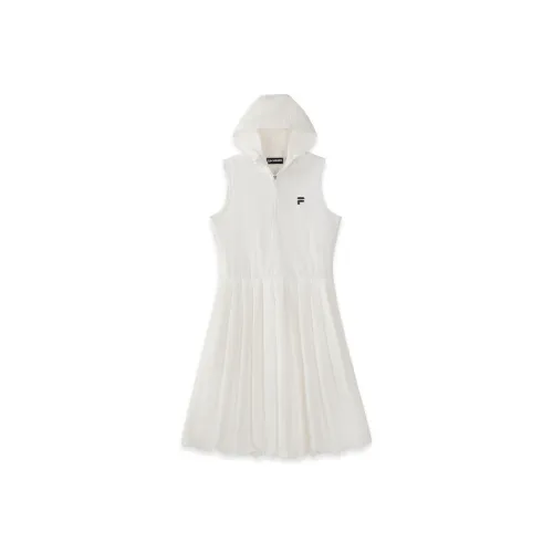 FILA FUSION Жизнь Без рукавов Платье Женское Молочно-туманный белый WT