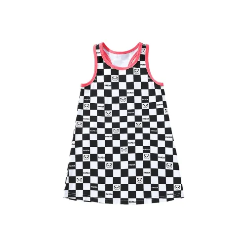 Dis Rabbit Детское платье черно-белая клетка