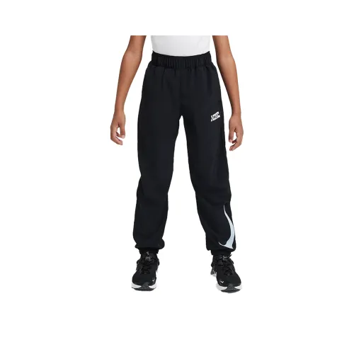 NIKE Dri Fit Черные Унисекс Детские Быстросохнущие Брюки