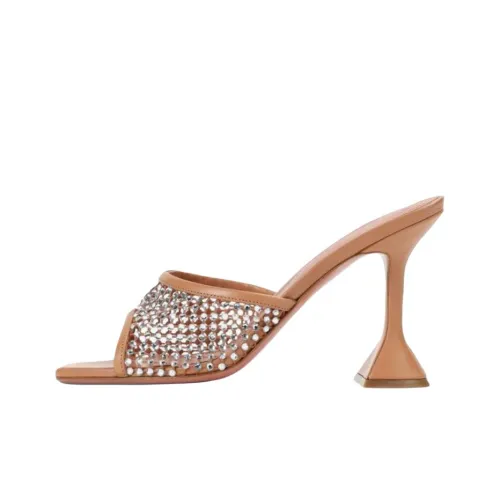 AMINA MUADDI Слипоны 9,5 см Женские Коричневый