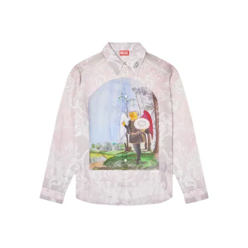 DIESEL Розовые Унисекс Рубашки