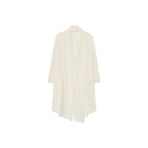 Yohji Yamamoto Экрю Женские Куртки