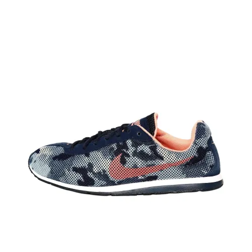 Nike LITTLE RUNNER PRINT Slip-resistant Abrasion-resistant Low Top Casual Running Shoes Women's Blue Найк LITTLE RUNNER PRINT Противоскользящий Устойчивый к истиранию Низкий Топ Повседневные Беговые Кроссовки Женские Синий