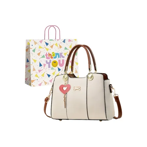 Three Ducklings ПУ (полиуретан) Сумка через плечо Стандартная Женская Белый Черный