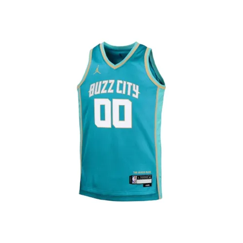 NBA Майка Charlotte Hornets Городской Edition Swingman Бирюзовый Детский