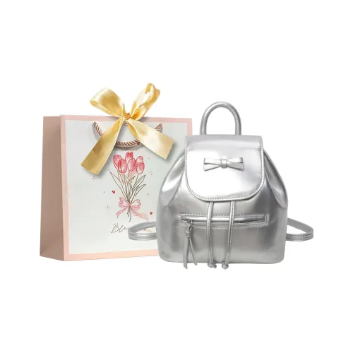 Champion Cub ПУ (полиуретан) Carry Рюкзак Женские Серебристый Белый Черный Красный