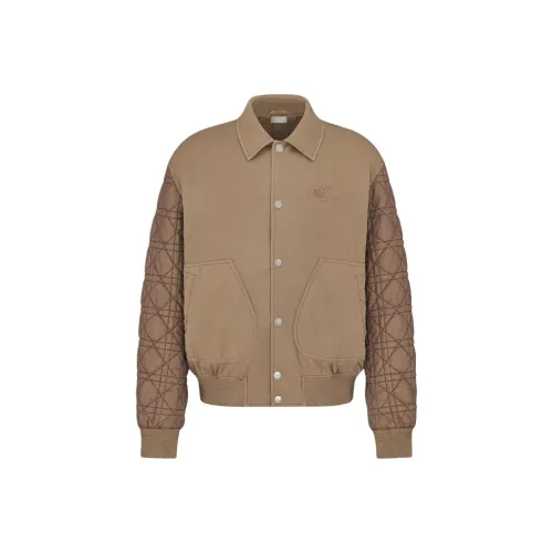 DIOR FW25 Осенняя Мужская Коллекция Одежды Куртки и Пальто Мужской Коричневый