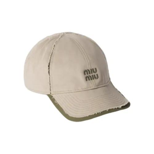 MIU MIU Саржа Кепки Женские Белые