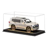 Тойота Лэнд Крузер [Белый] + Кожаный черный чехол от пыли