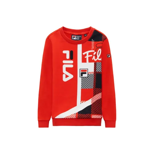 FILA KIDS Толстовка Огонь Красный для детей 3-7 лет