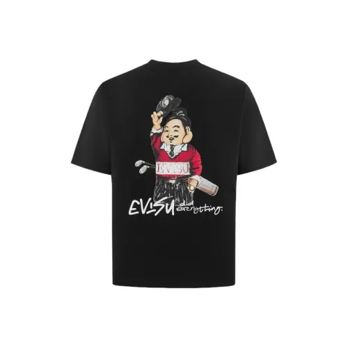 EVISU 2025 Летний T-Shirt Мужской